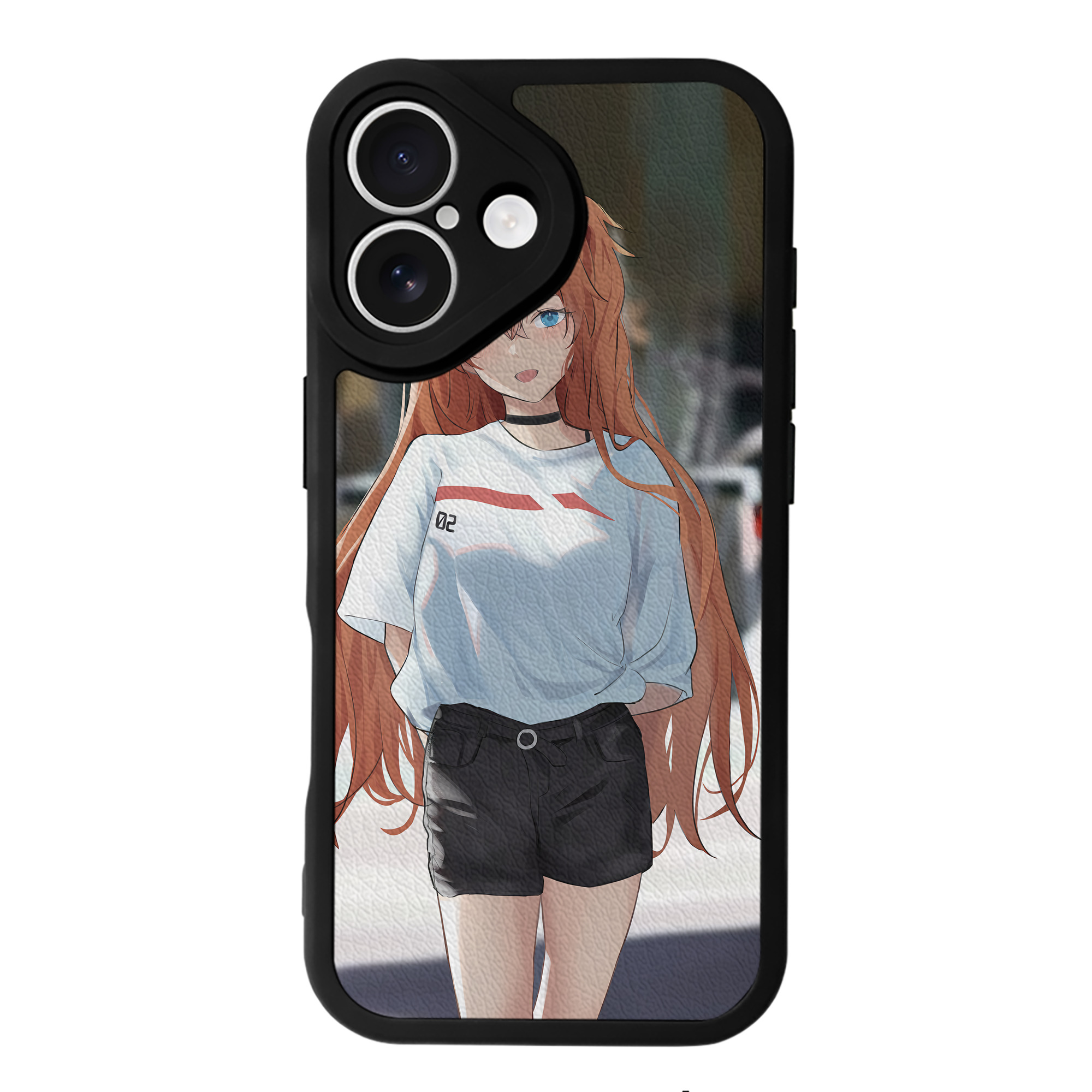 （画像用） EVA 新世紀エヴァンゲリオン 【iPhone 16シリーズ対応】シリコンスマホケース（レザー調） 材質：シリコン